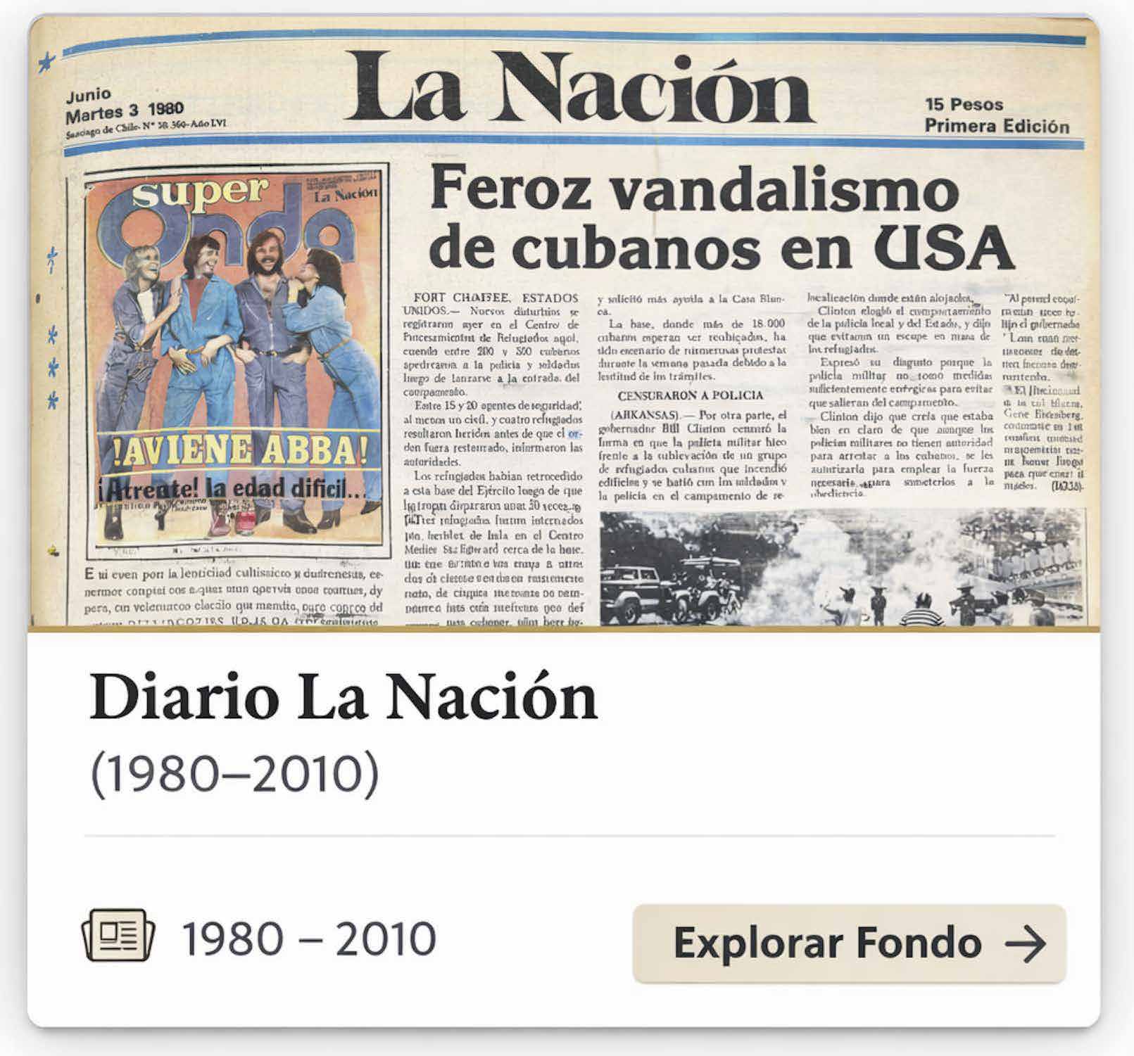 Diario La Nación (1980-2010)