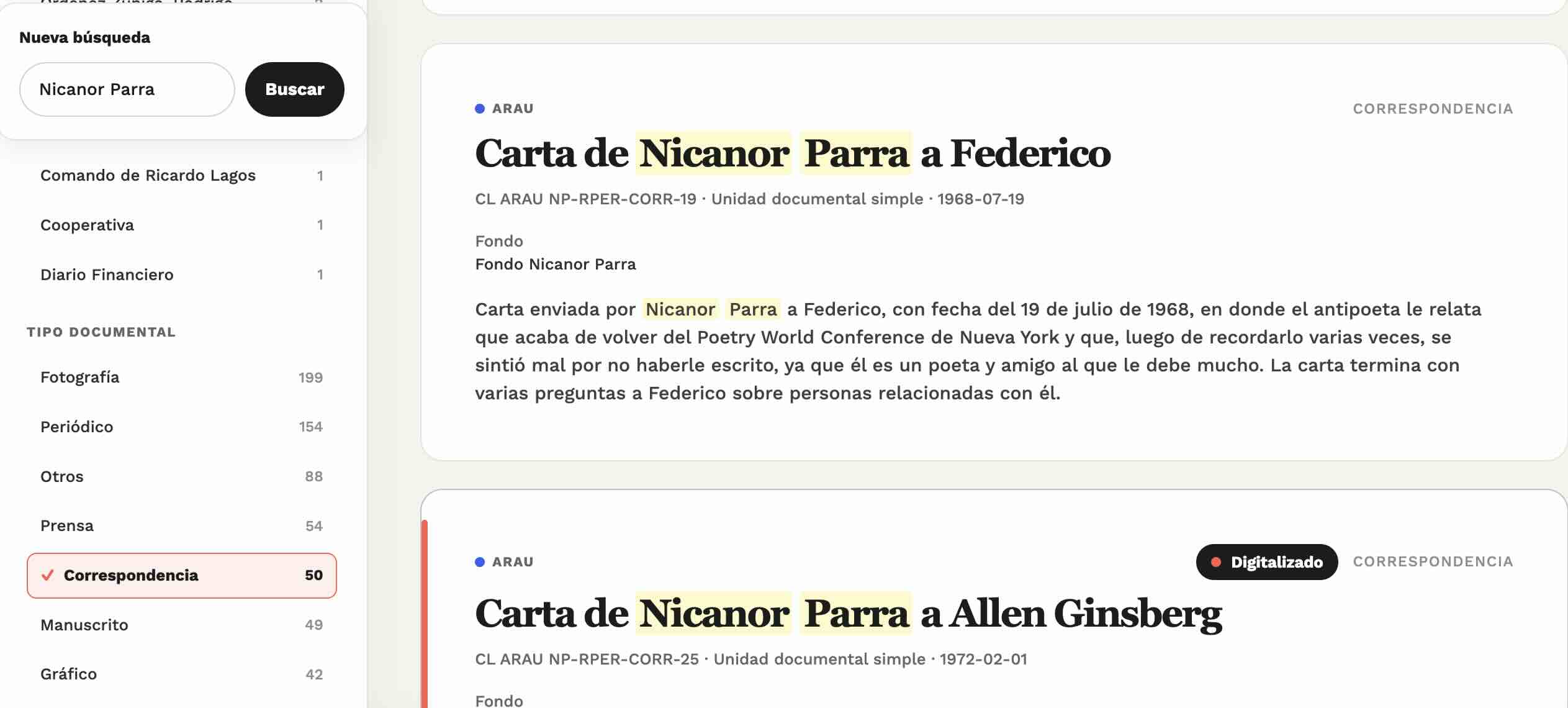 Archivos UDP pone en marcha blanca un nuevo buscador global de sus fondos